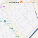 Mapa de ubicación del solar urbano en venta en Arroyomolinos.